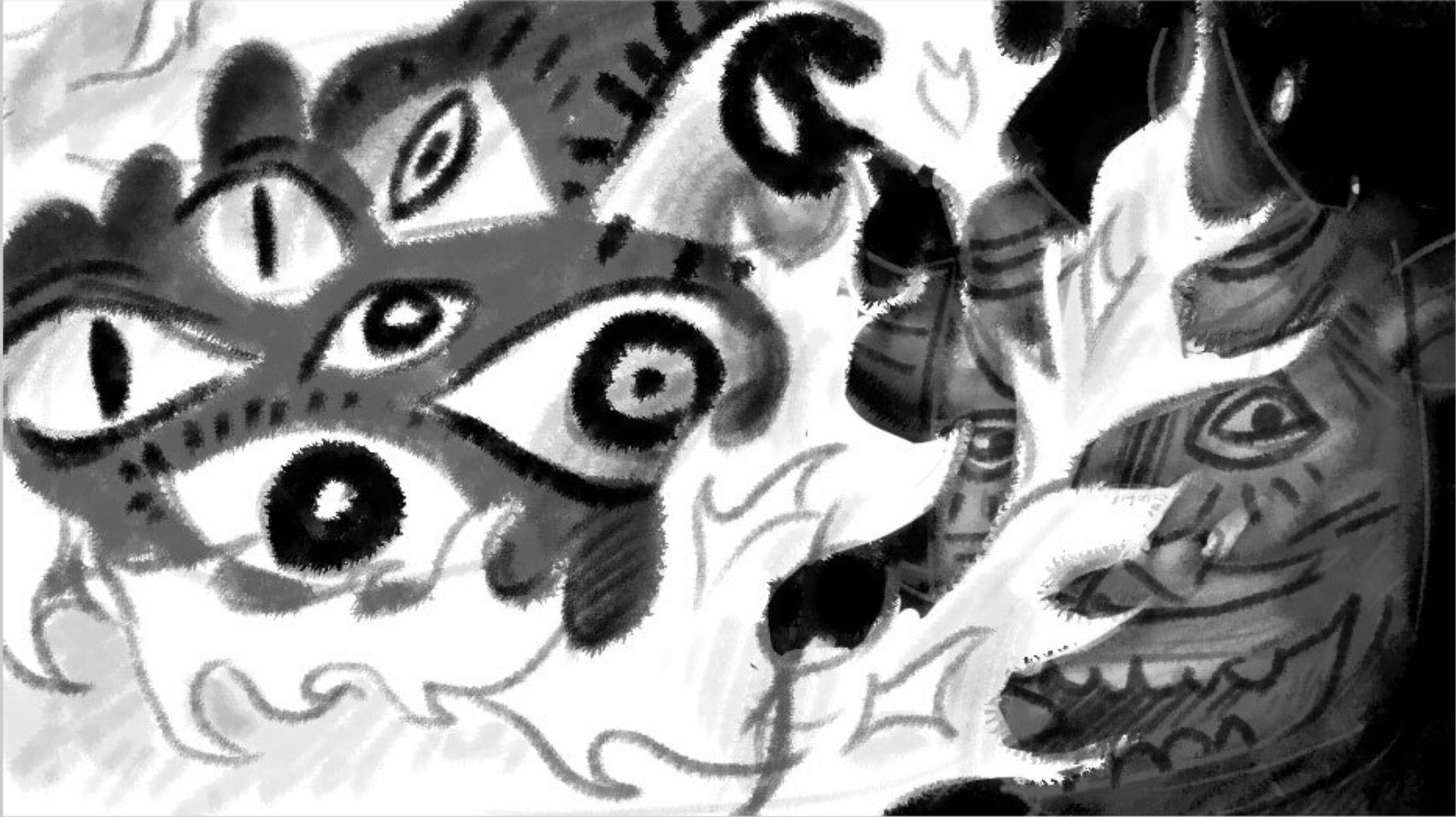 Pencil storyboard sketch 2