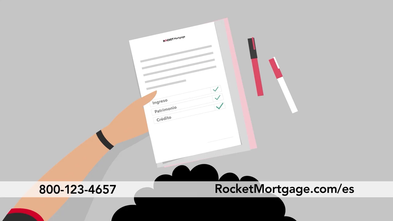 Signing the mortgage documents