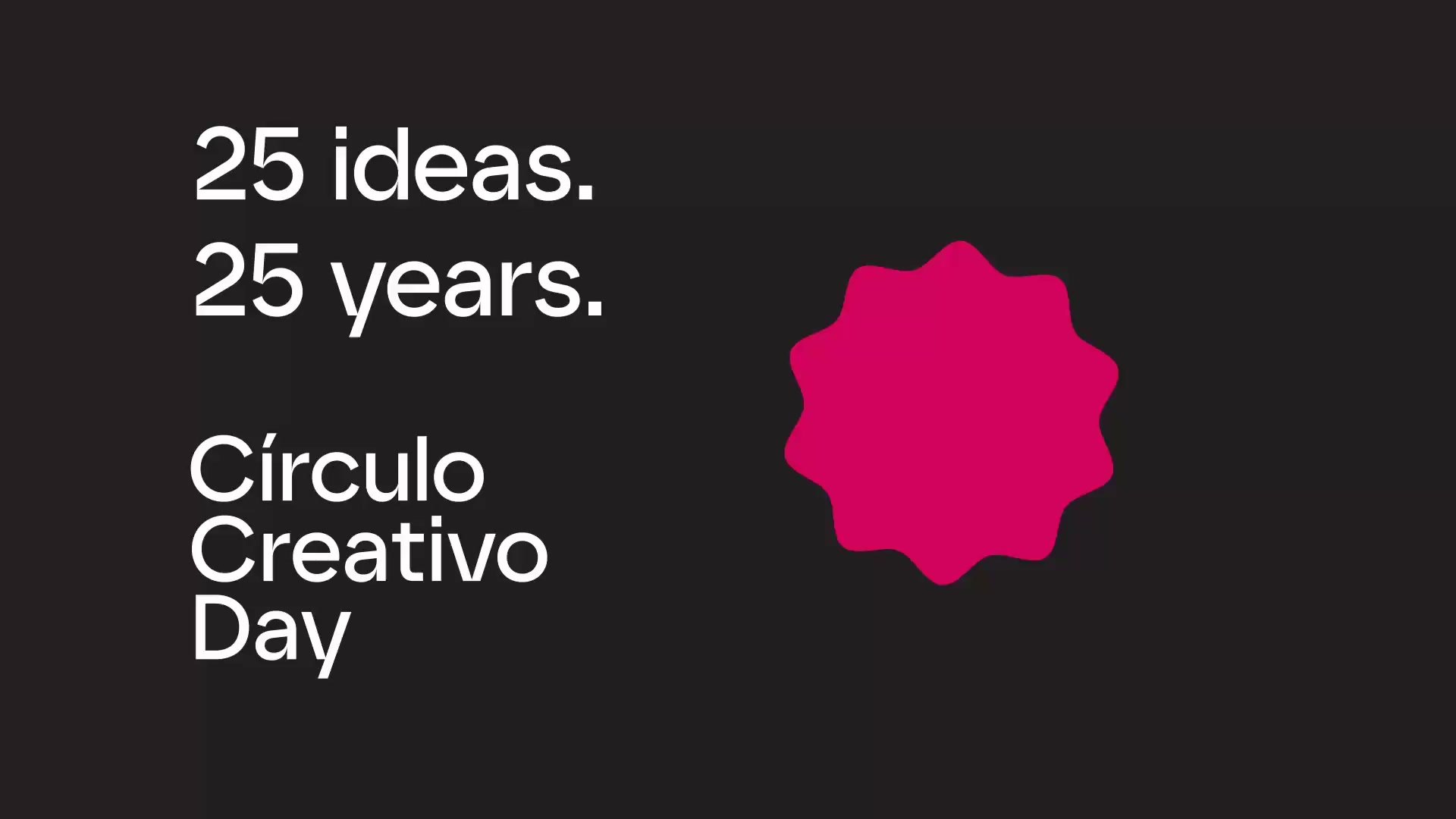 25 ideas, 25 years: the circles of Círculo Creativo Day