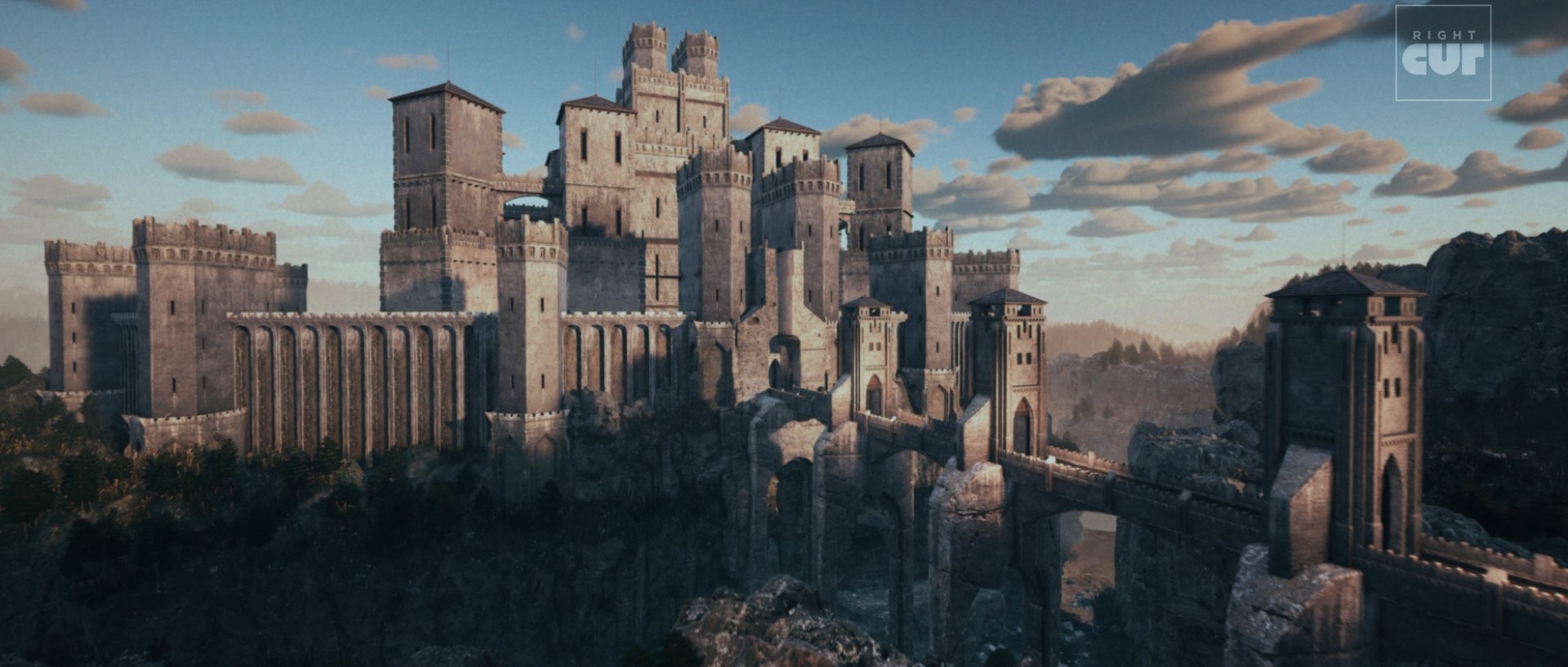 Leave No Trace, the castle, before and after the dragon and atmosphere (before)