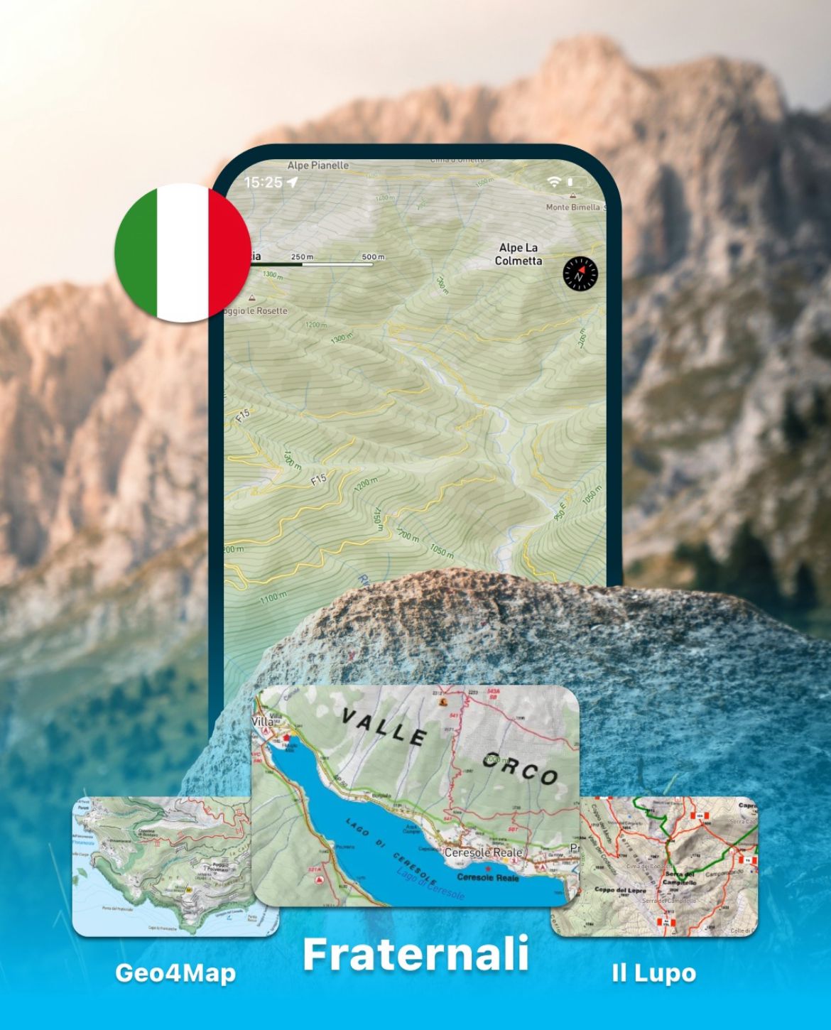 Nouveau ! Un seul abonnement qui réunit les meilleures cartes des Alpes italiennes
