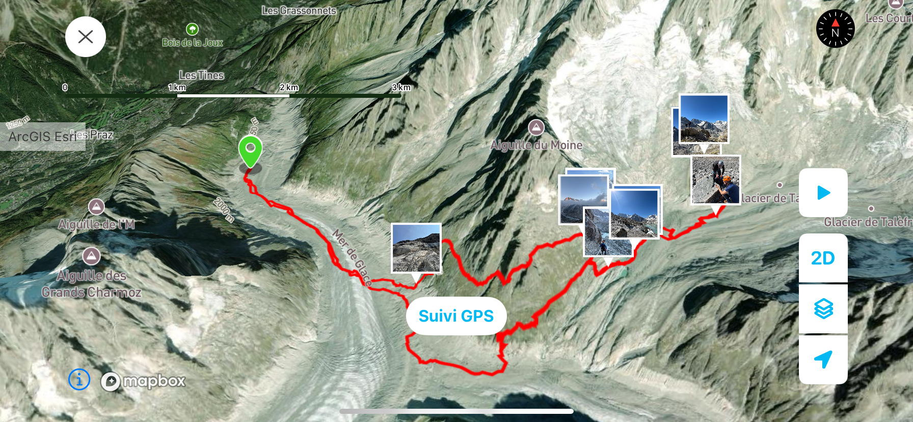 Fly over routes in 3D: see, relive and share outings like never before