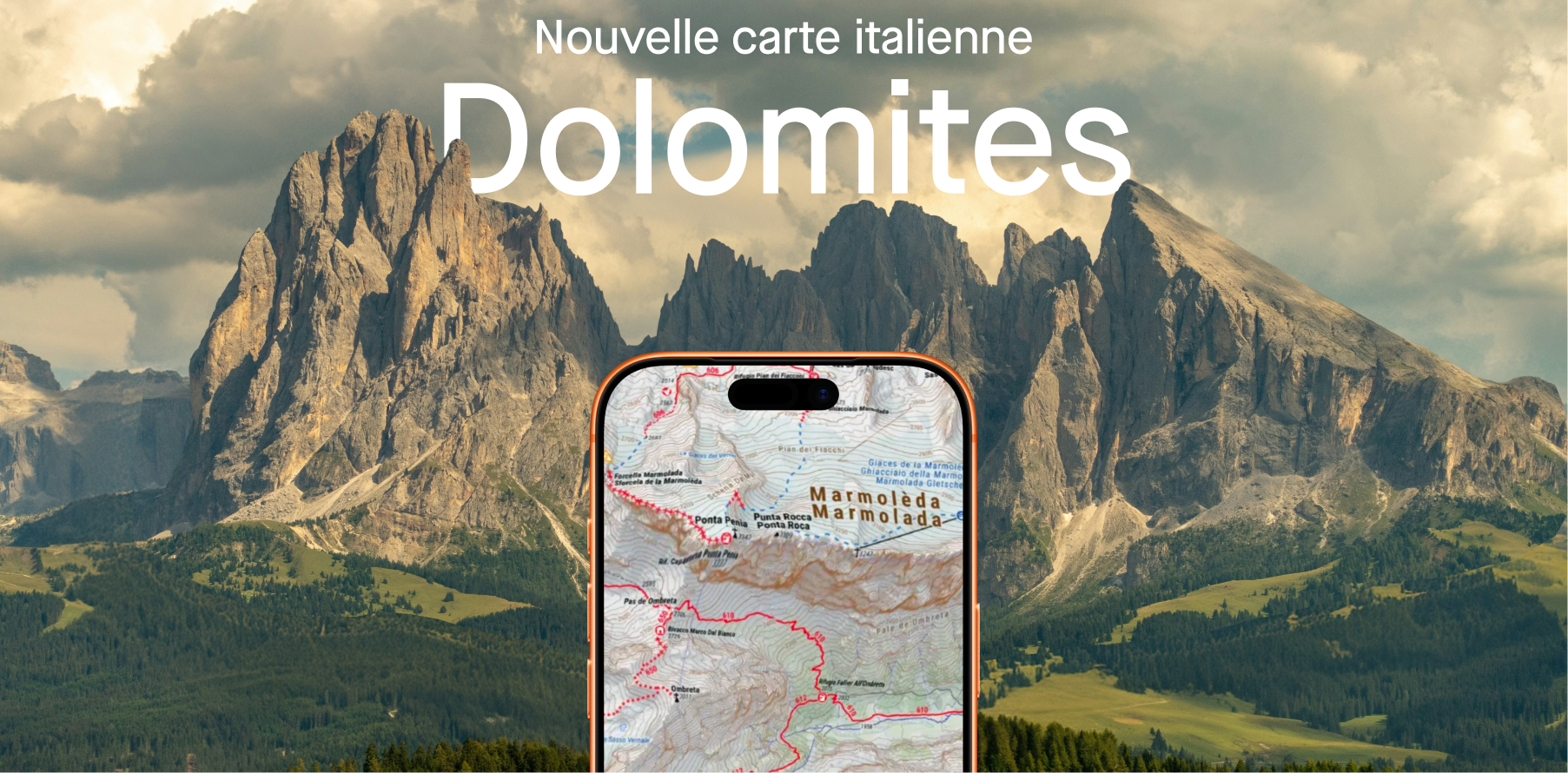 The official map of the Dolomites is coming to Whympr 🇮🇹