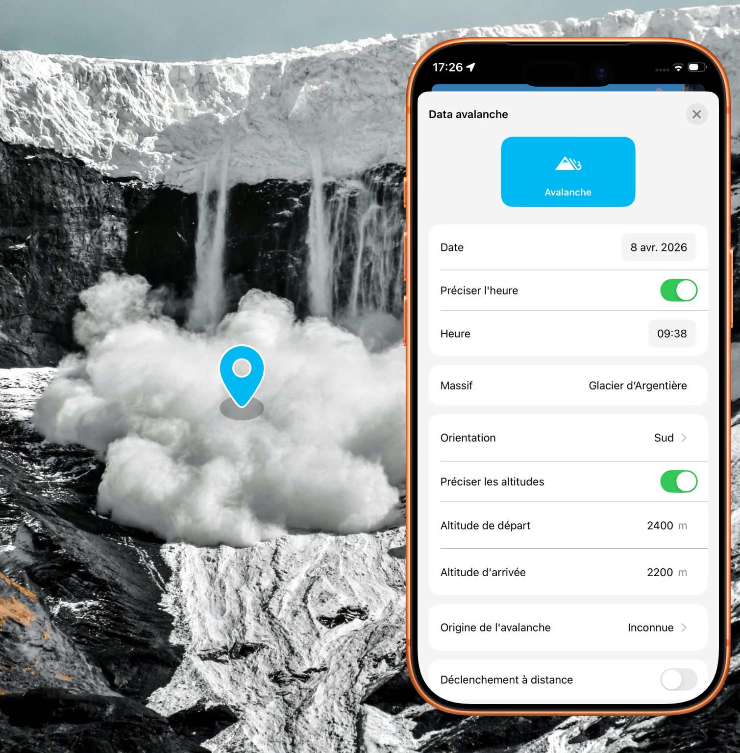New: Report avalanches on Whympr and Data-Avalanche.org