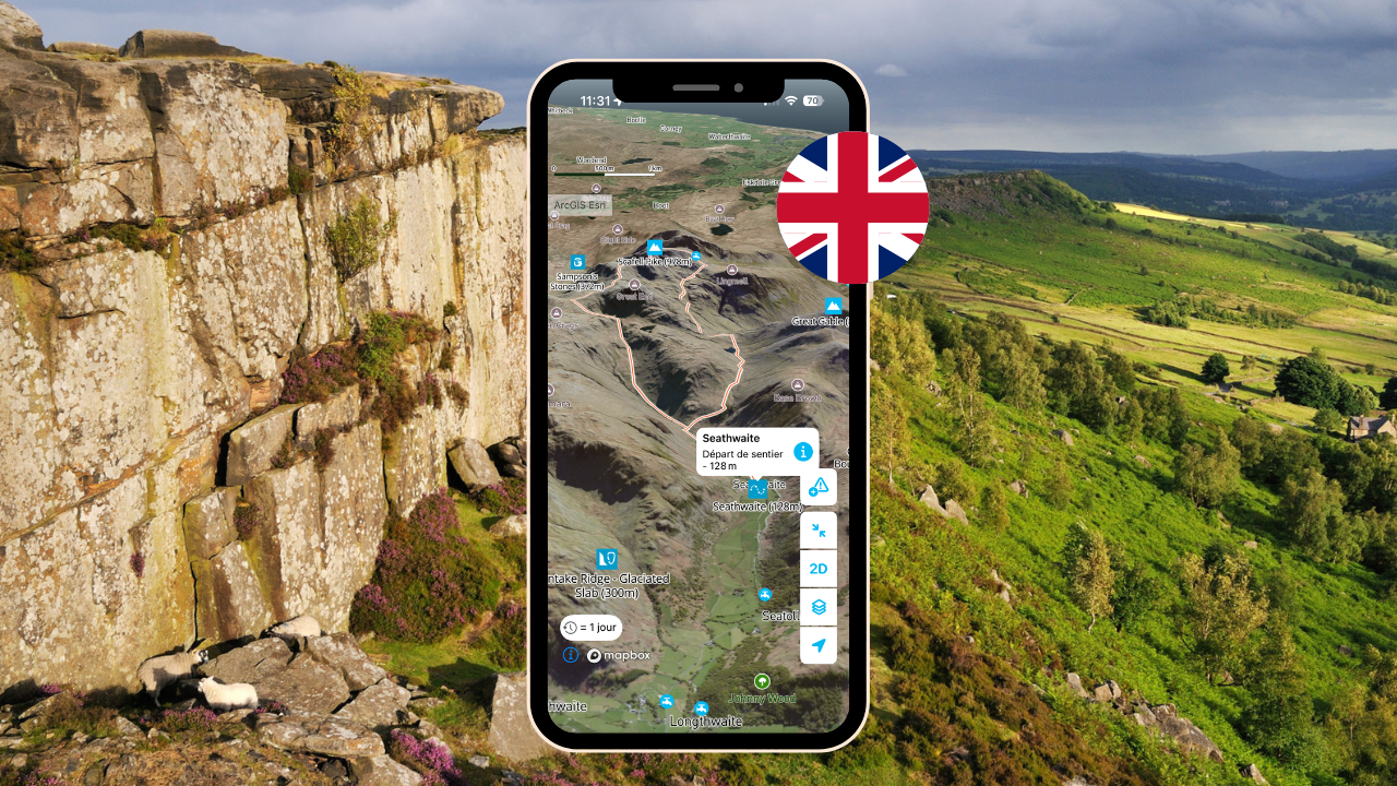 Over 100 hiking routes across the UK are now available on Whympr