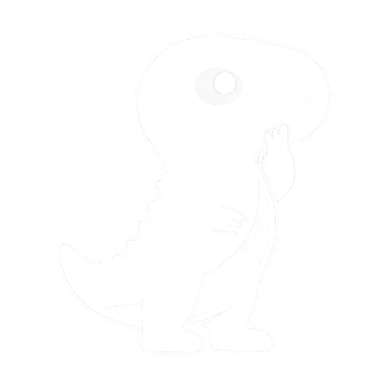 REX character thinking facing right