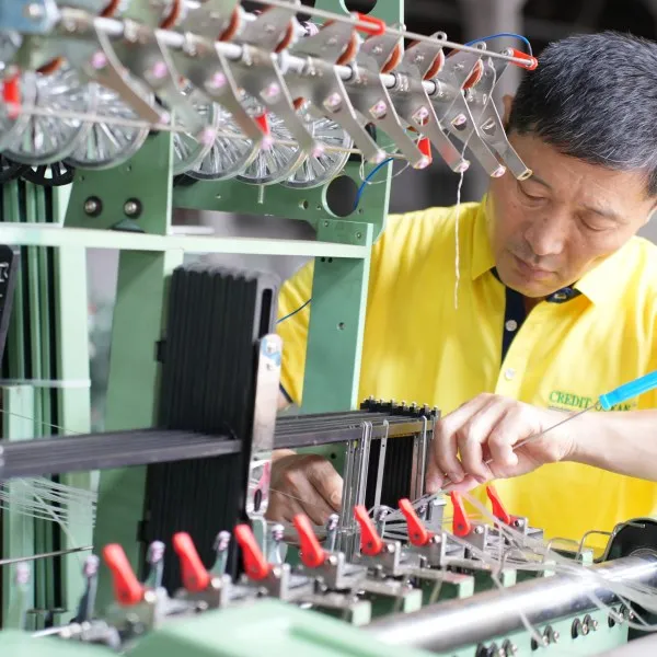 Credit Ocean Worker Handling Needle Loom