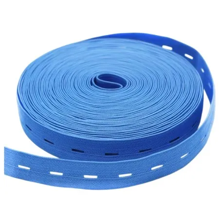 Elastic bands made by automatic crochet machines for garment and textile applications