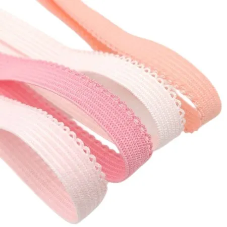 Elastic tapes and garment bands for automatic crochet machine production