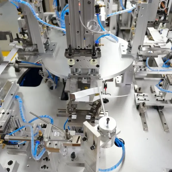 Primer plano de la máquina para hacer lazos