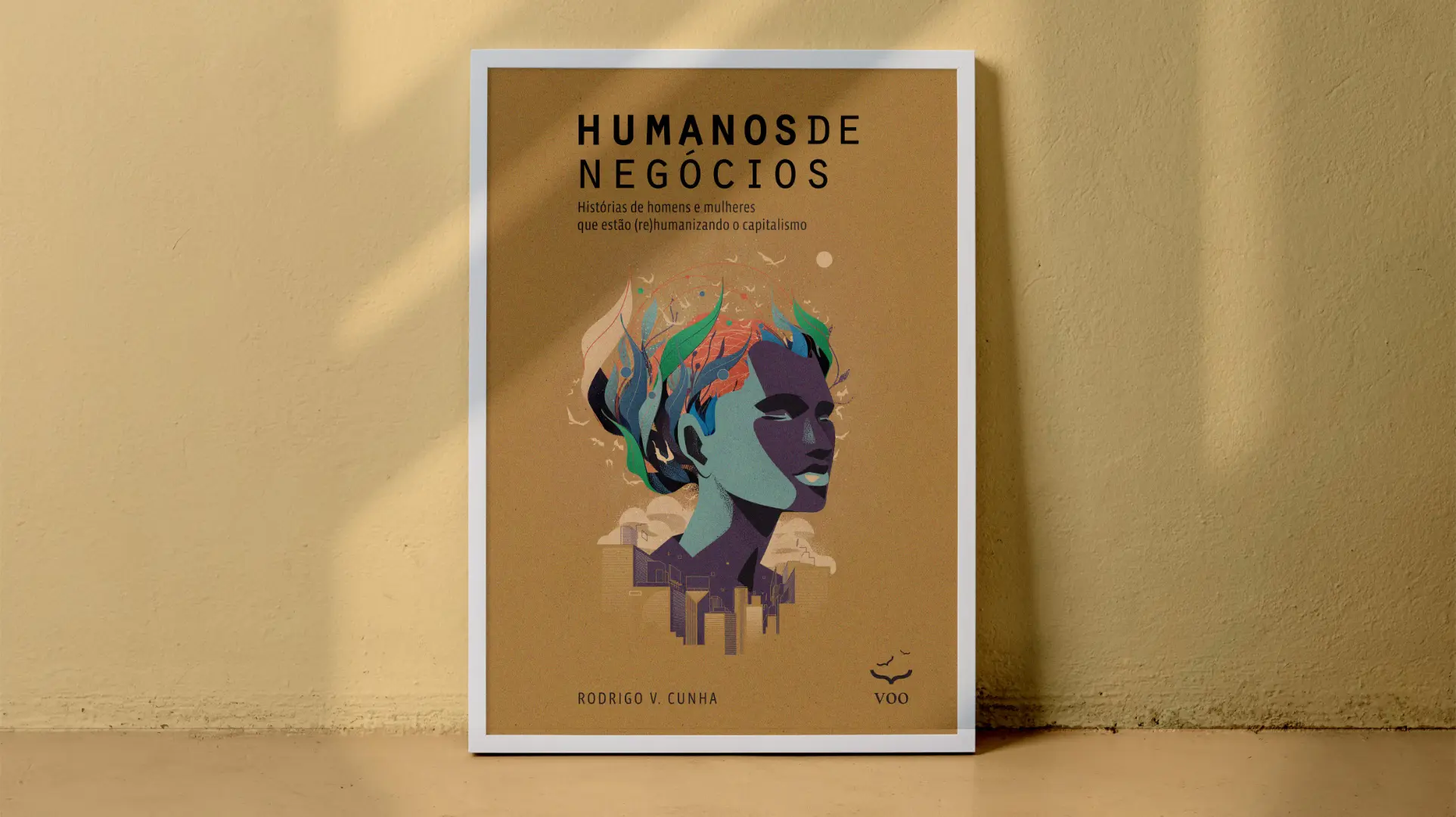 Business Humans book displayed in a minimal studio setting.