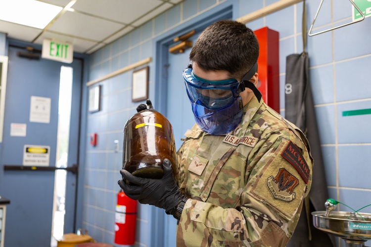 177th Multi-Capable Airmen aid POL in downloading U.S. Army tank trailers during QLLEX Exercise 2024