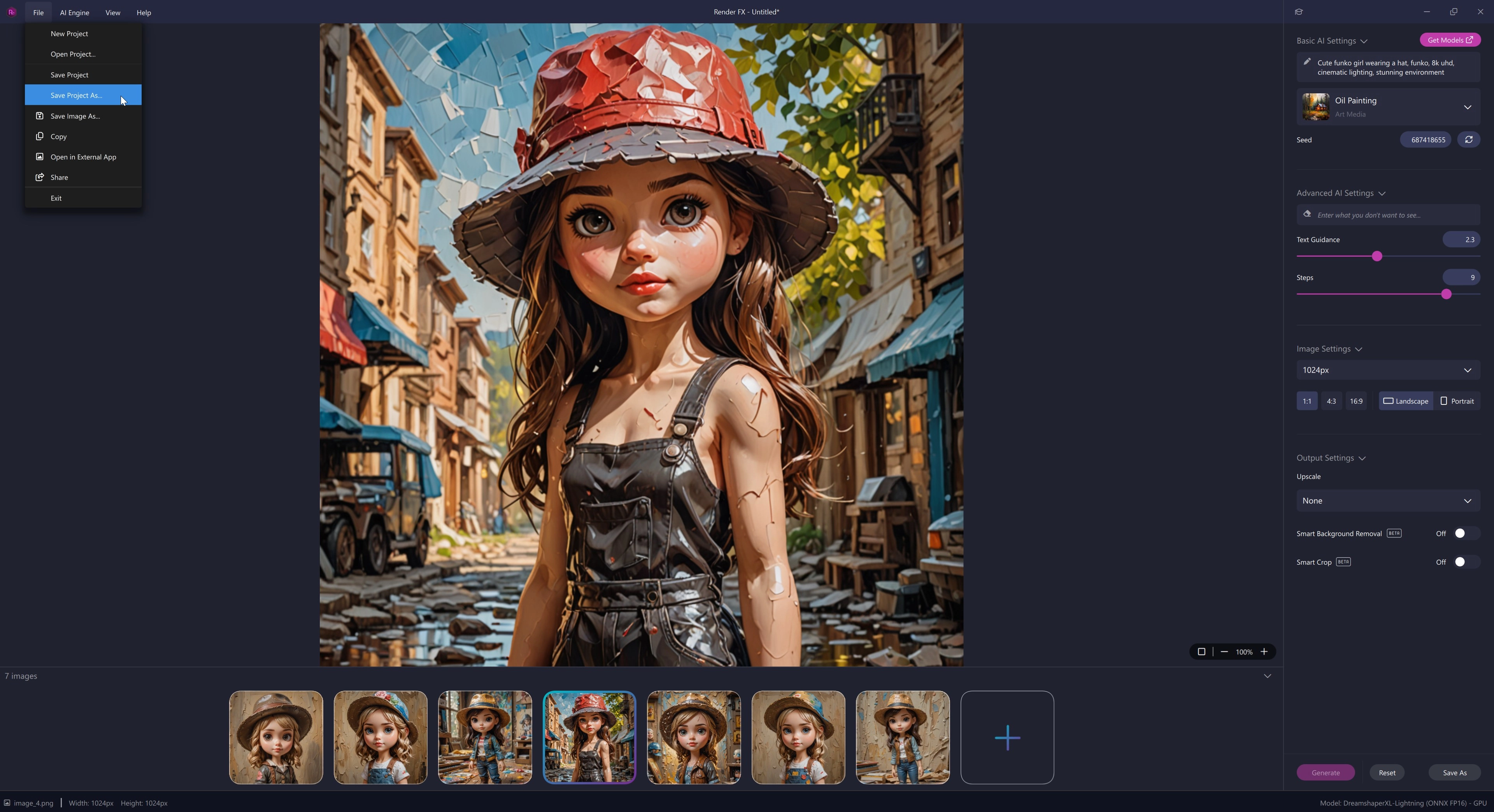 Gallery and project system