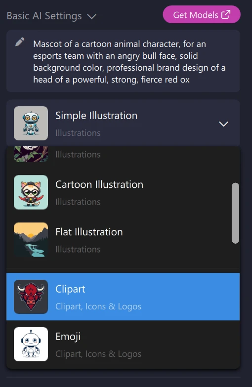 Prompt presets and negative prompts