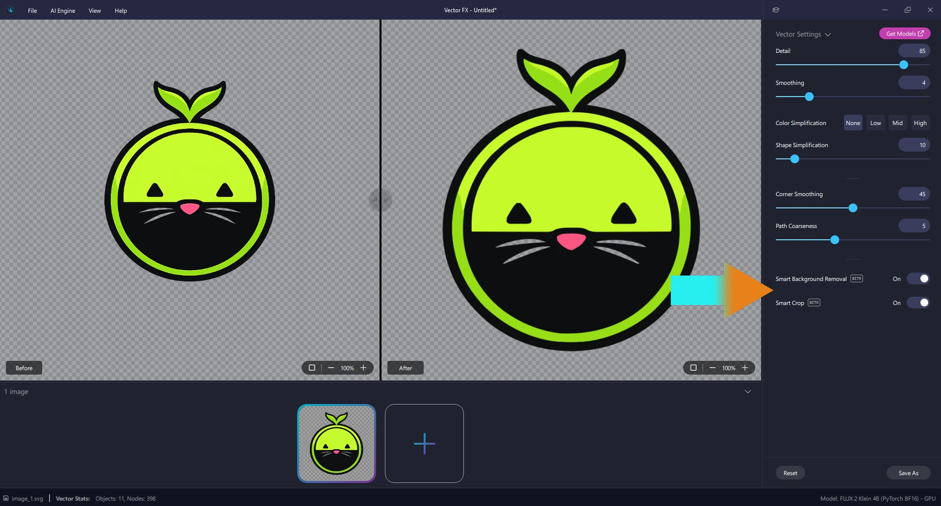Vector FX - smart features
