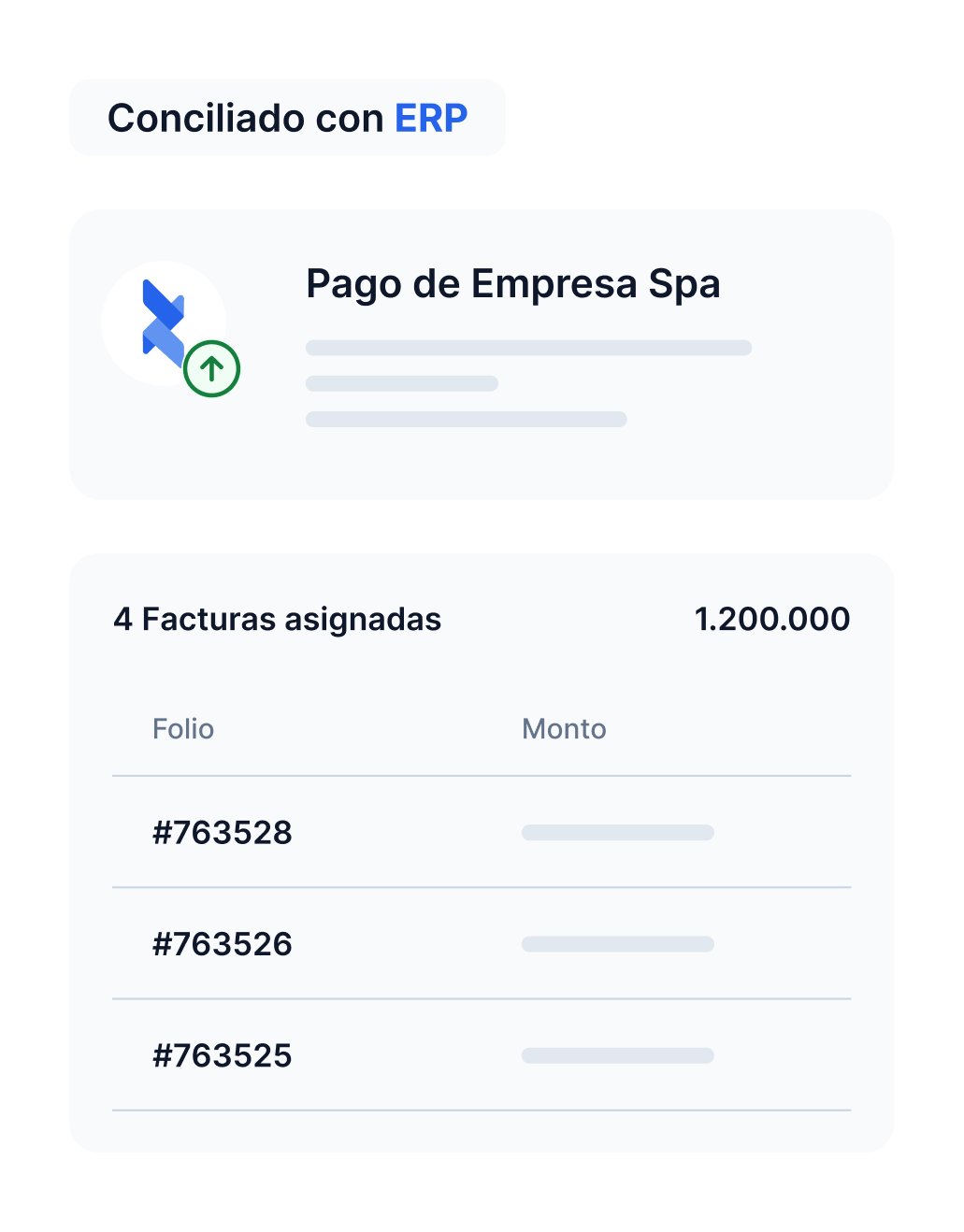 Conciliación de movimientos de botón de pago