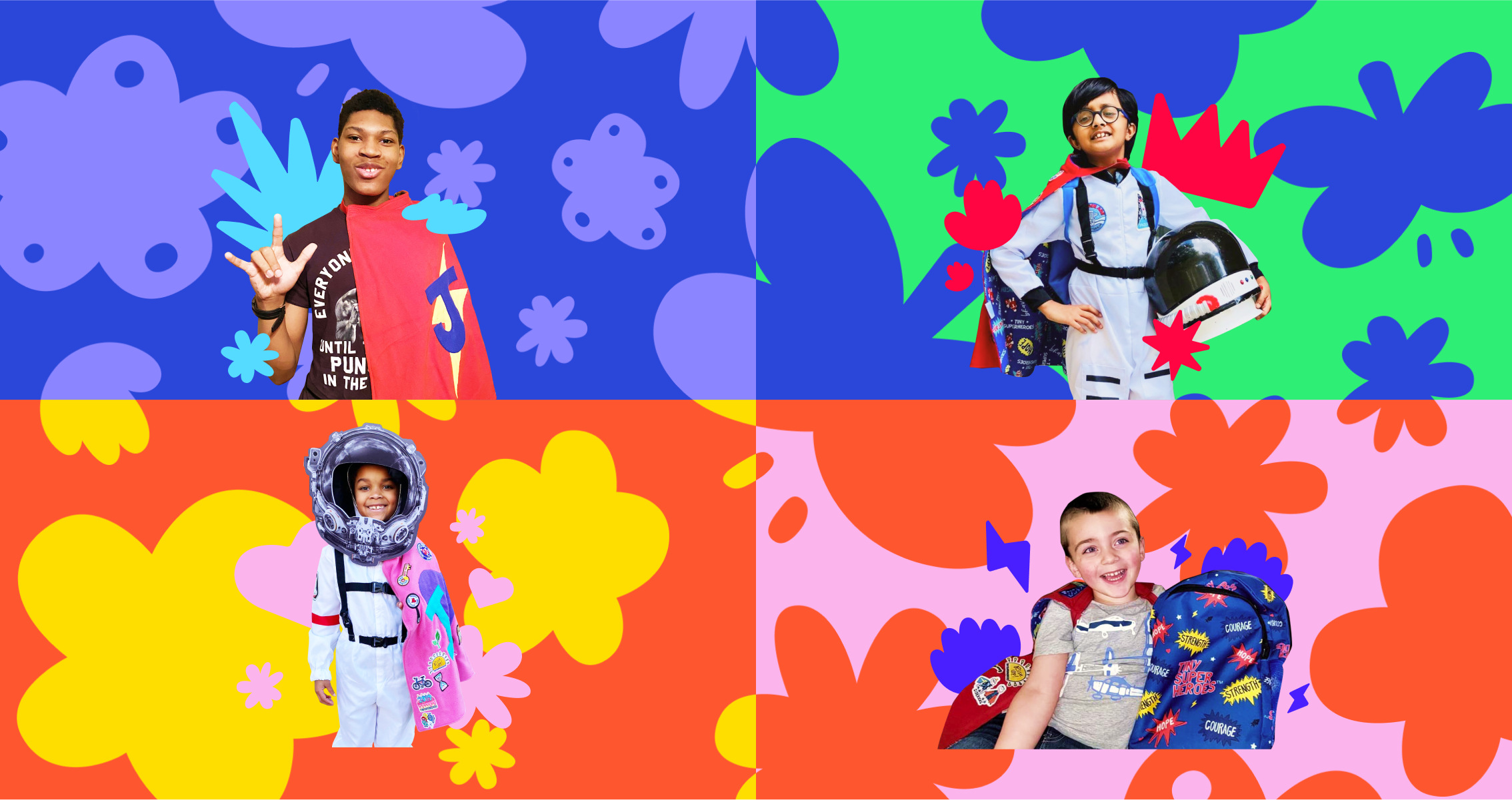 Tiny Superheroes backpack