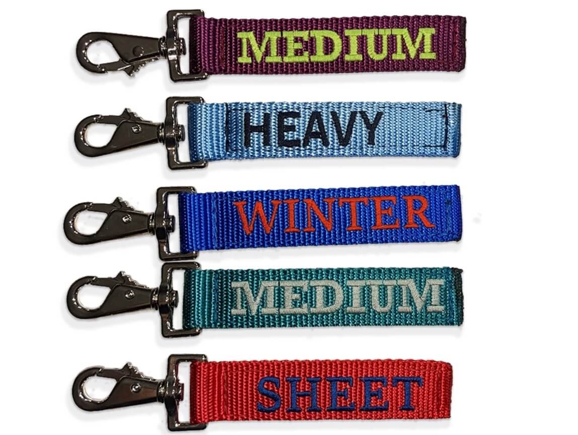 Product image of customized blanket tags 