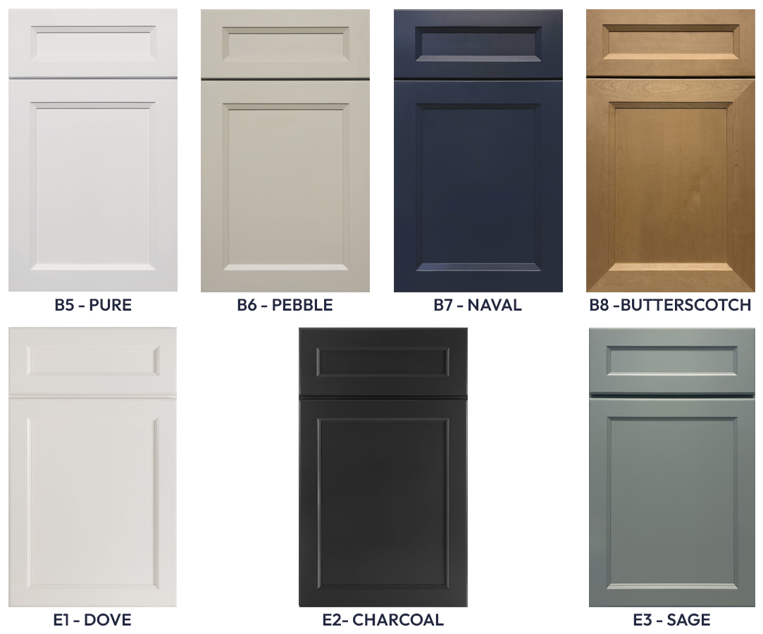 contemporary, modern kitchen cabinet doors