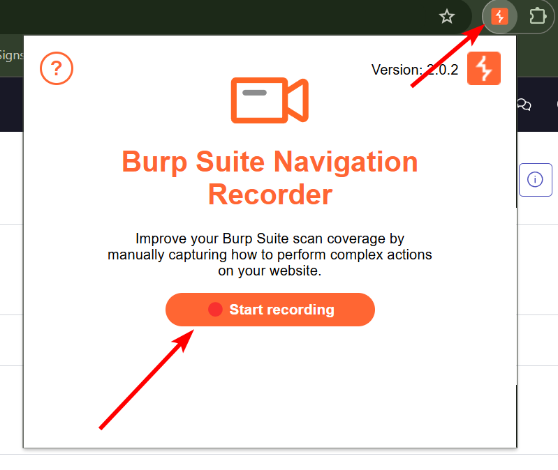 Burp Suite Navigation Recorder