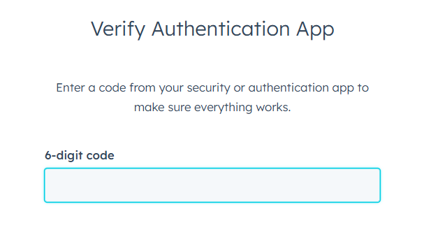 Verify Authentication App in HubSpot