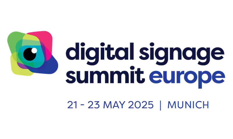 Logo for Digital Signage Summit 2025 in Munich