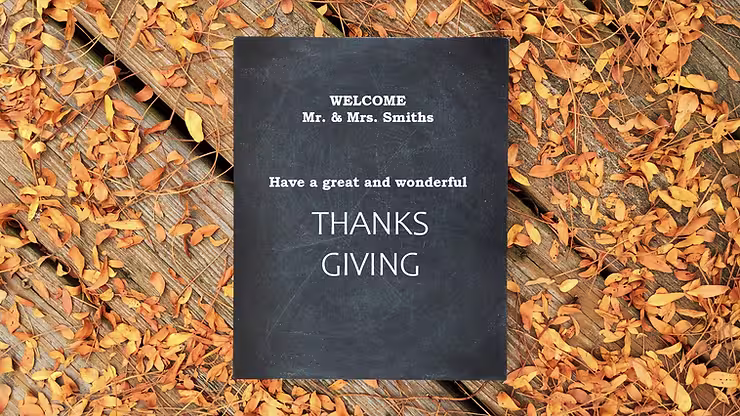 Thanksgiving template