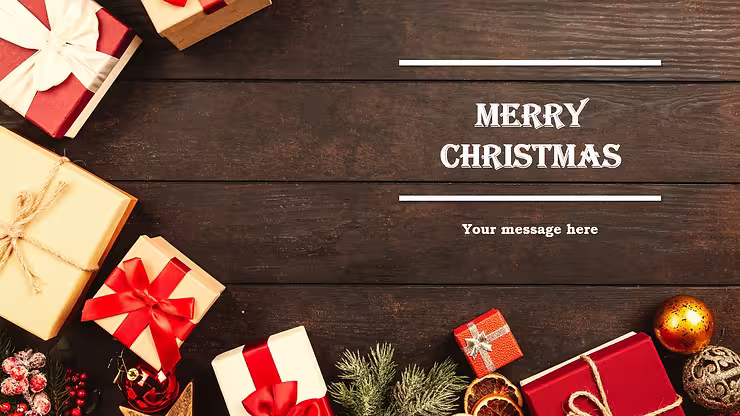Christmas template