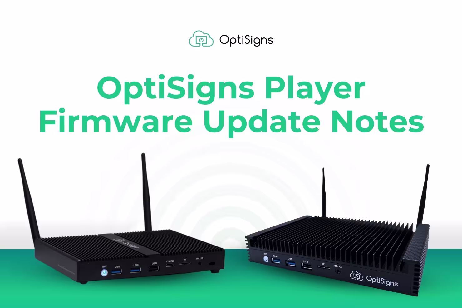 optisigns player update notes april 2025 blog banner