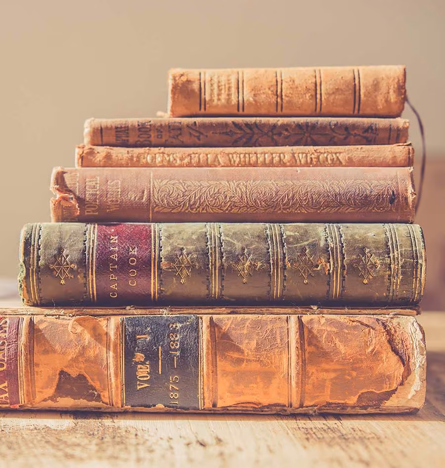 stack of books