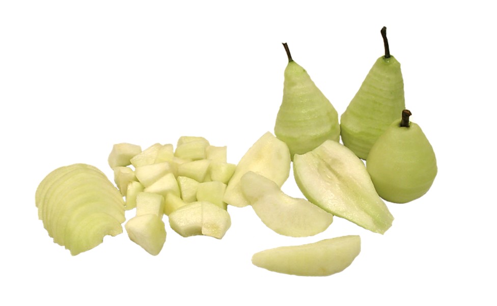 Gegaarde peren (enkel op aanvraag)