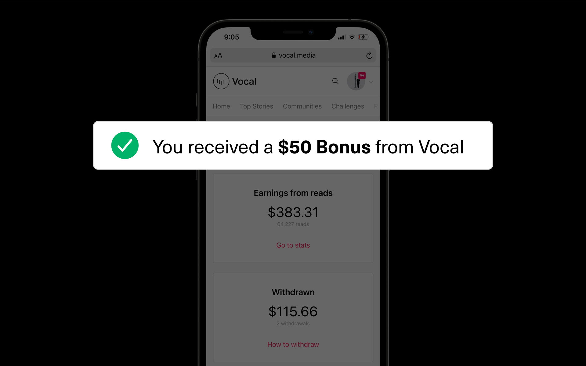Creatd’s Vocal Platform Enhances Subscribers’ Earnings Power with  Introduction of Creator Bonuses