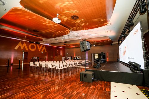 Anantara New York Palace Hotel in Budapest indoors. Stage.