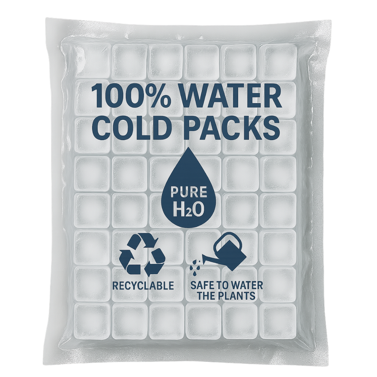 100% water cold packs made by pure water