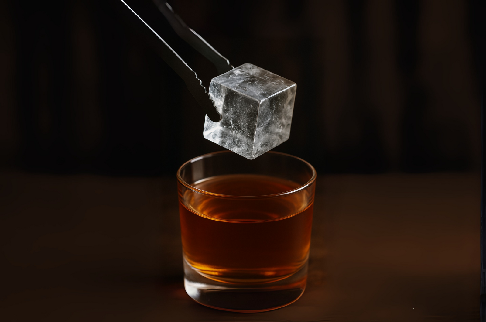 Regular ice cubes in perfect squares. Perfect for drinks