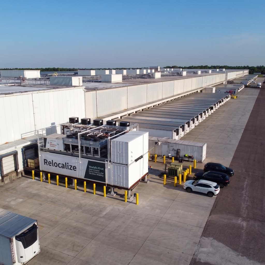 Relocalize microfactories to produce cold packs for meal kit companies