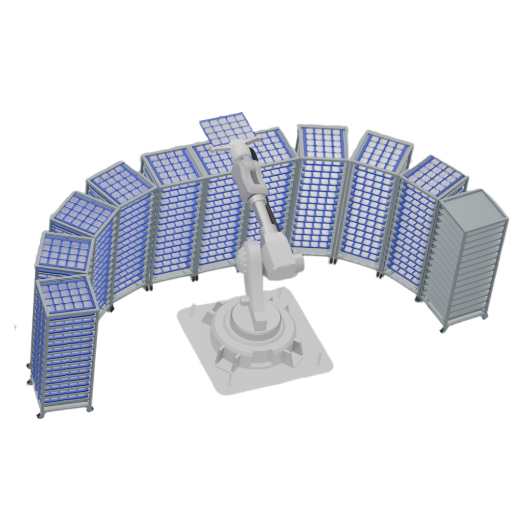 Ice production system inside RELO microfactory