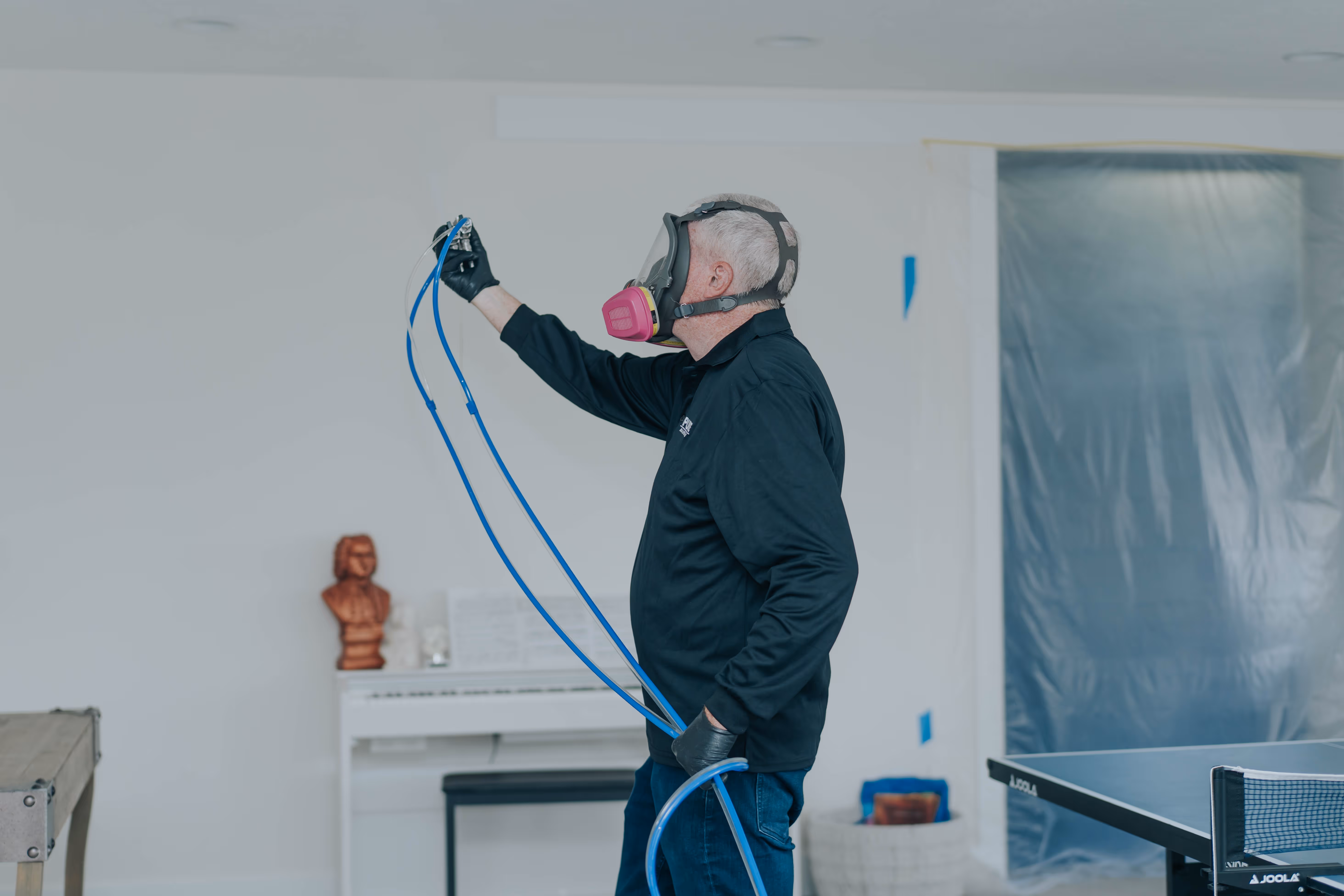 Wall mold remediation