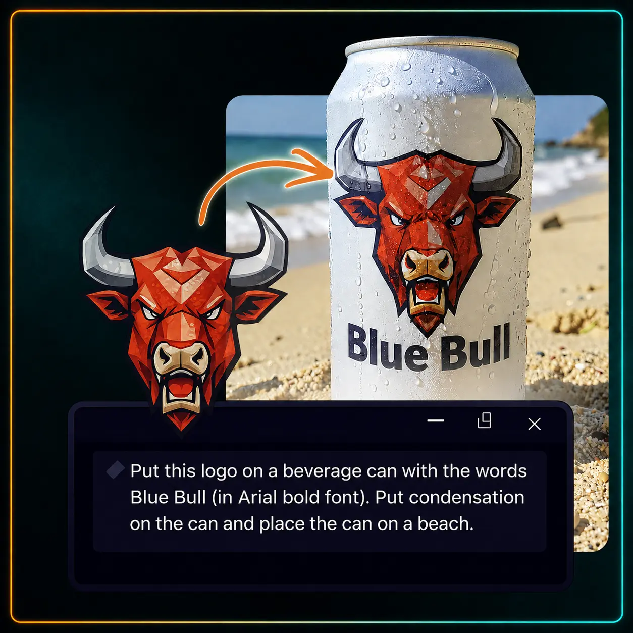Logo added to can