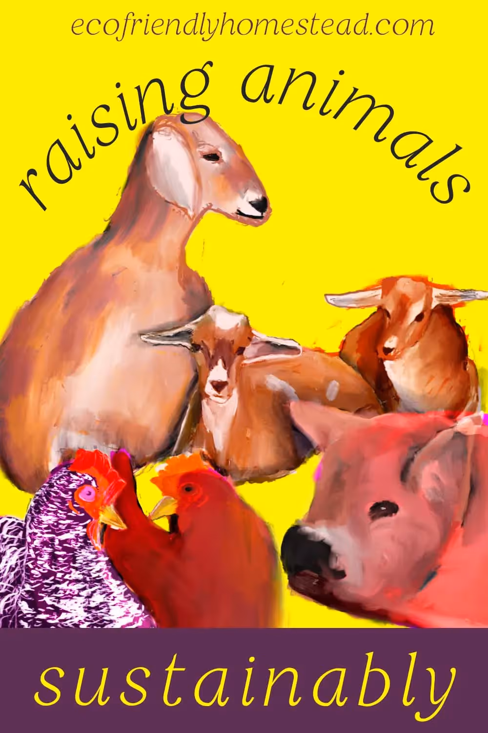 There are steps that you can take to reduce the environmental impact of livestock - raise sustainable livestock with our guide!