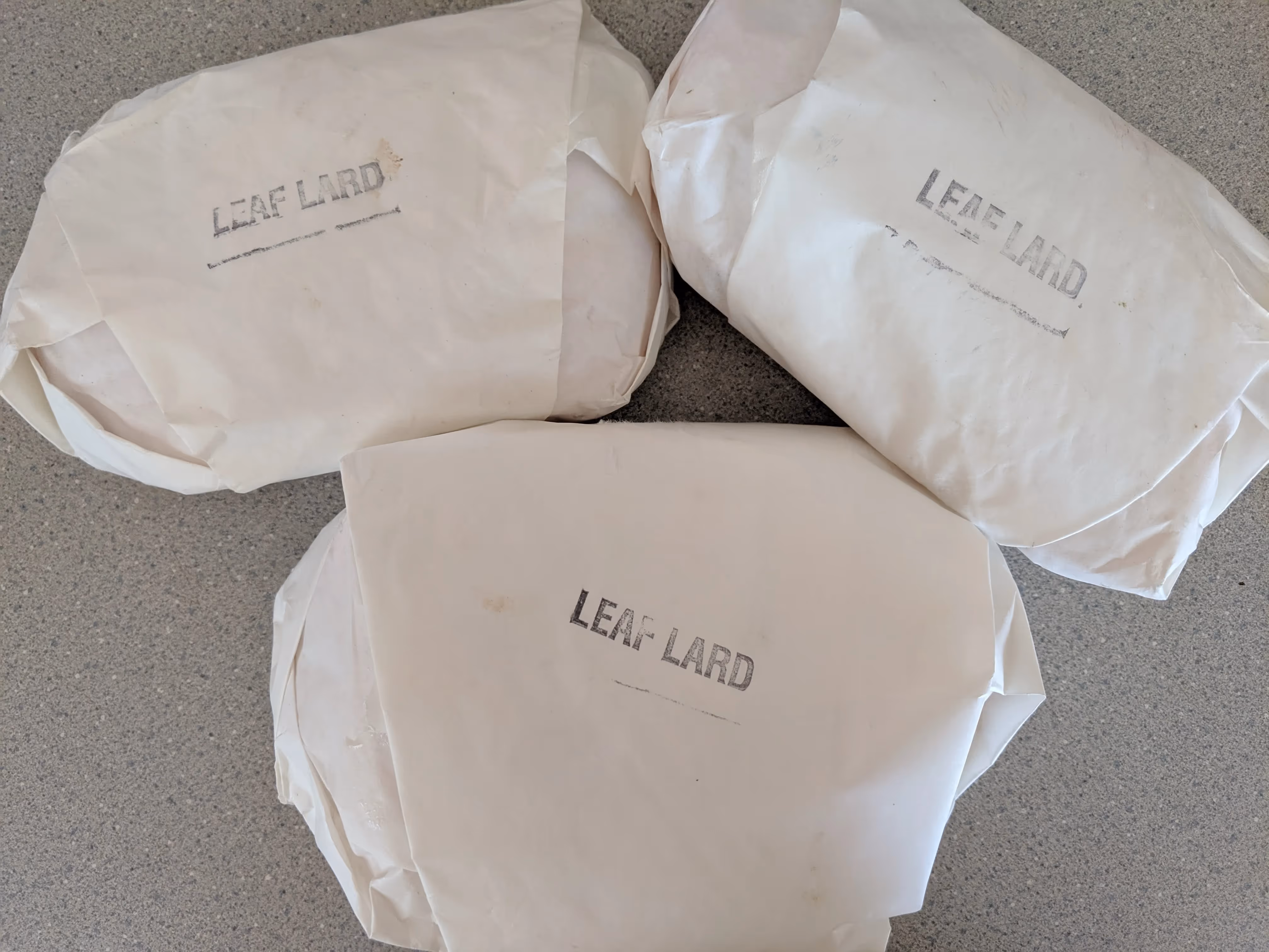 you can get pork fat from your butcher and turn it into lard