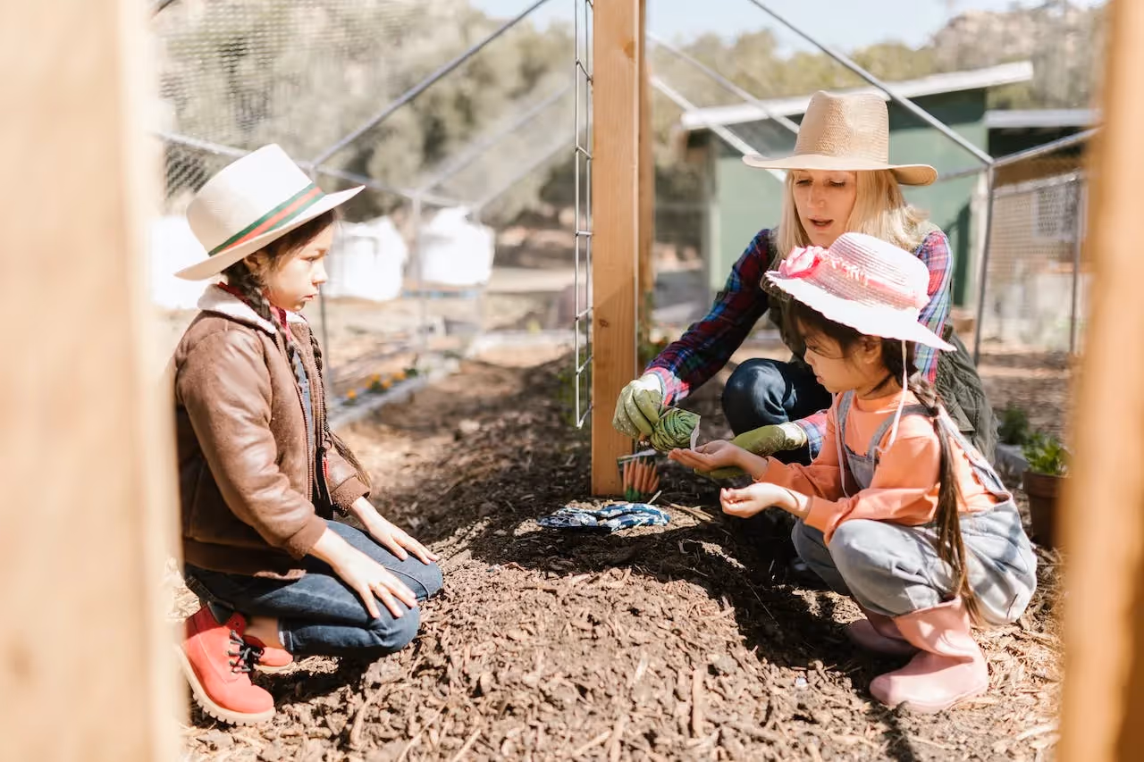 A regenerative gardening educator helps people of all ages to be land stewards