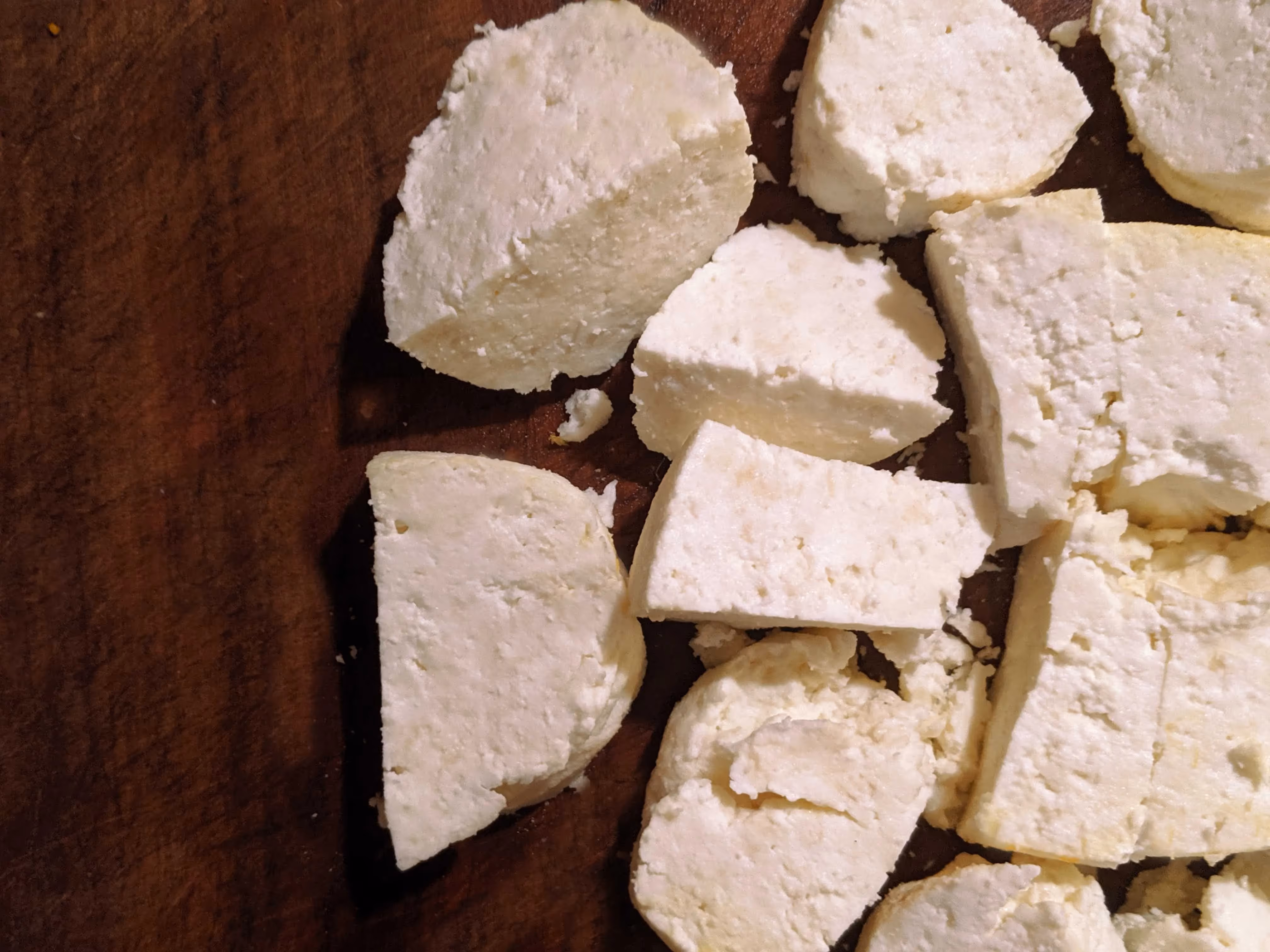 easy recipe for goat cheese paneer