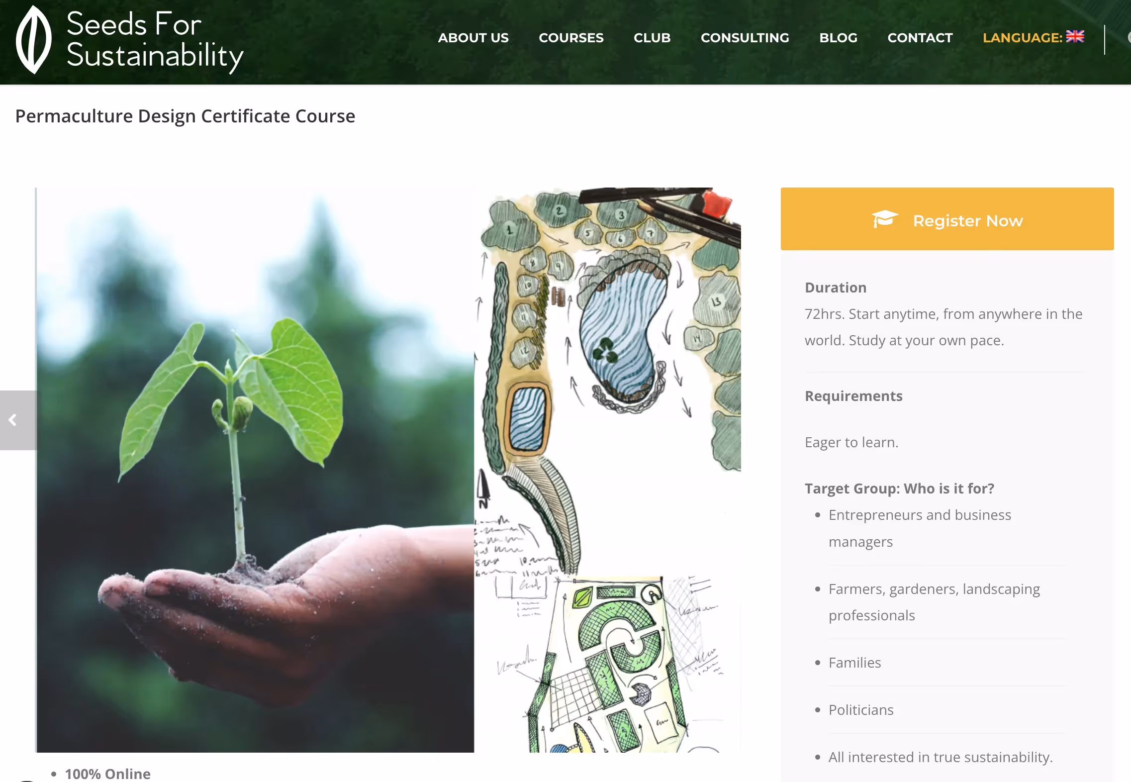 regenerative sustainable garden courses