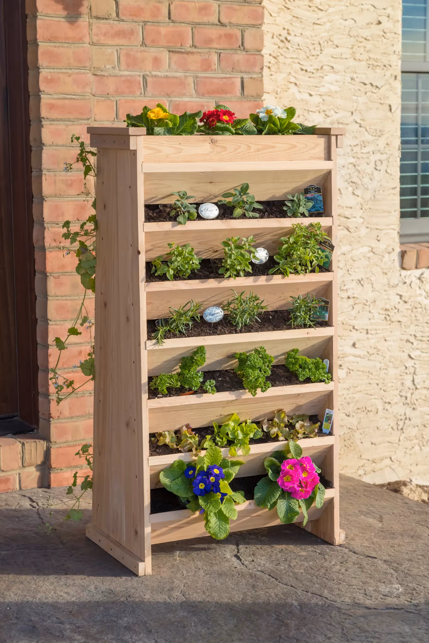 gardening in the city with vertical planters