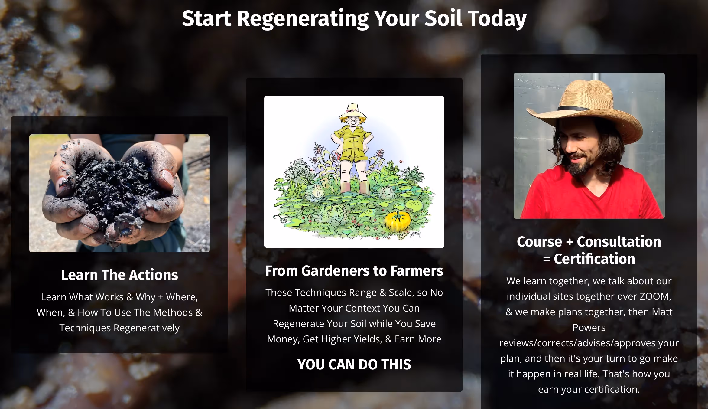 Regenerative Certification Online with Matt Powers