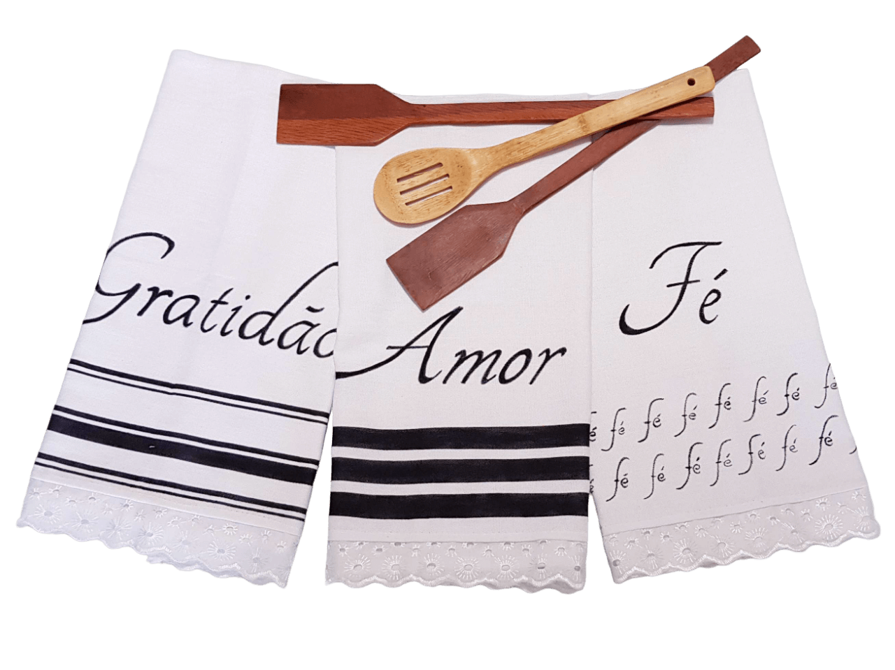 panos de copa branco e preto com estampas