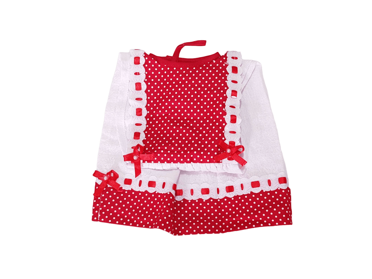 bate-mão vermelho e branco