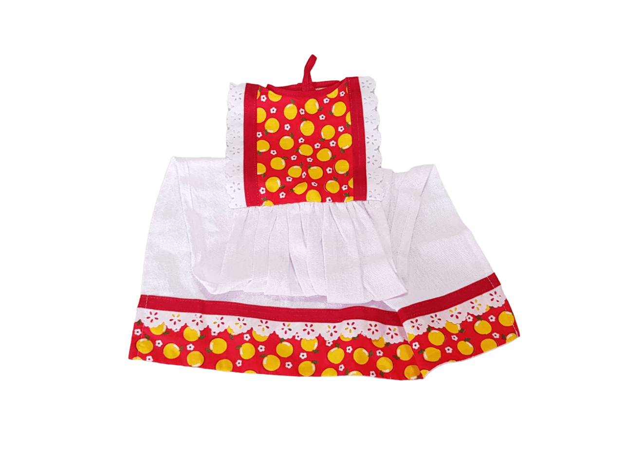 bate-mão vermelho e amarelo