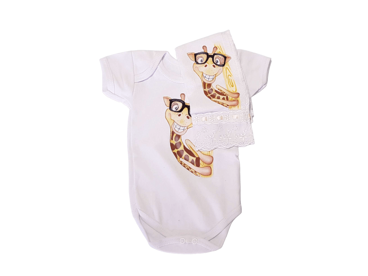 Linha infantil desenho girafa